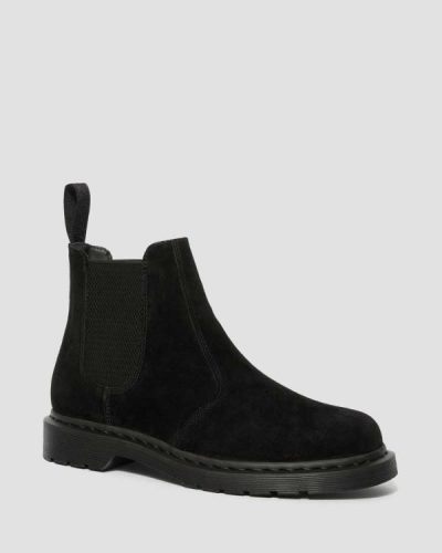 Botas Chelsea Dr Martens 2976 Black Suede Para Hombre DR2570I